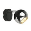 ZUMA LINE GU16016-1R-BK GASTER KINKIET SPOT KULA CZARNA CHROM