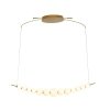 ITALUX RONZA PND-36472-37W-3K-GD LAMPA WISZĄCA ZŁOTA KULE BIAŁE