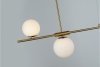 AZZARDO SANTANDER AZ4419 LAMPA WISZĄCA BIAŁO ZŁOTA NOWOCZESNA