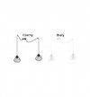 Lampa wisząca nowoczesna - SPIDER 1921/2/18 LIGHT HOME