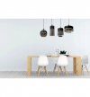 Lampa wisząca ze szklanymi kloszami - OSLO 2234/4/G/MIX LIGHT HOME