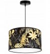 Lampa abażur wzór kwiaty - GOLD FLOWERS 2300/1/35 LIGHT HOME