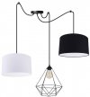 Lampa 3-płomienna LOFT  - SPIDER GLASGOW 2260/3 LIGHT HOME