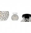 Reflektor sufitowy  - CRYSTAL 2222/KB/C LIGHT HOME