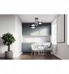 Lampa wisząca ze szklanymi kloszami - RING 2340/3/B LIGHT HOME