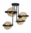 Lampa sufitowa ze szklanymi kloszami - RING 2340/4/M LIGHT HOME