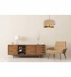 Lampa wisząca z abażurami - MEDIOLAN 2355/1/BK LIGHT HOME