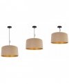 Lampa wisząca z abażurami - MEDIOLAN 2360/1/BZ LIGHT HOME
