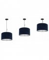 Lampa wisząca z abażurami - MEDIOLAN 2365/1/35/GC LIGHT HOME