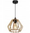 Zwis wiszący pojedynczy dekoracyjny - TIMBER 2360/1 LIGHT HOME