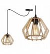 Zwis wiszący pojedynczy dekoracyjny - SPIDER TIMBER 2360/1 LIGHT HOME