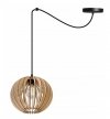 Zwis wiszący pojedynczy dekoracyjny - SPIDER TIMBER 2362/1 LIGHT HOME
