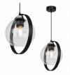 Lampa sufitowa ze szklanymi kloszami - RING HAGA 2346/1/B LIGHT HOME