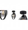Reflektor sufitowy  - RING HAGA 2346/KB/G LIGHT HOME