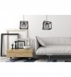 Lampa wisząca nowoczesna - CRYSTAL CAGE 2370/1 LIGHT HOME