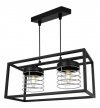 Lampa wisząca nowoczesna - RASTI CAGE 2370/2/CH LIGHT HOME