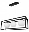 Lampa wisząca ze szklanymi kloszami - ELIZA CAGE 2370/3 LIGHT HOME