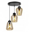 Lampa wisząca ze szklanymi kloszami - RIJEKA 2383/3/OW/M LIGHT HOME