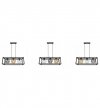 Lampa wisząca ze szklanymi kloszami - HAGA CAGE 2370/3/MIX LIGHT HOME