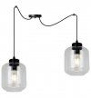 Lampa wisząca ze szklanymi kloszami - SPIDER NOVALJA 2395/2 LIGHT HOME