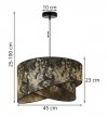 Lampa wisząca z abażurami - WERONA 2402/1 LIGHT HOME