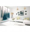 Lampa stojąca, metalowy trójnóg, abażur juta typu tort beżowy, 45 cm, E27 LIGHT HOME