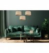 Lampa wisząca typu pająk Spider, 3 abażury juta 35 cm, E27 LIGHT HOME
