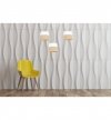 Lampa wisząca z abażurem JUTA, 3 źródła światła E27, regulacja LIGHT HOME