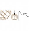 Zwis wiszący pojedynczy dekoracyjny - SPIDER TIMBER 2359/2 LIGHT HOME