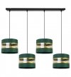 Lampa wisząca Elegance Gold, metal, 4 abażury, regulacja wysokości LIGHT HOME