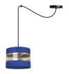 Lampa wisząca Elegance Gold, abażur, metal, regulacja wysokości, pająk LIGHT HOME
