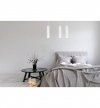 Lampa wisząca typu pająk, 3 podłużne wąskie klosze metalowe tuba 6 cm, GU10 LIGHT HOME
