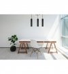Lampa wisząca typu pająk, 3 podłużne wąskie klosze metalowe tuba 6 cm, GU10 LIGHT HOME