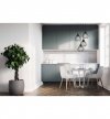 Lampa wisząca druciak, 4 źródła światła, okrągła podsufitka, regulacja, E27, czarna LIGHT HOME