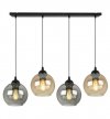 Industrialna Regulowana Lampa Wisząca z Metalu i Szkła MIX LIGHT HOME