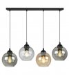 Industrialna Regulowana Lampa Wisząca z Metalu i Szkła MIX LIGHT HOME