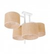 Lampa Sufitowa Żyrandol z Jutowymi Abażurami w Stylu Boho E27 LIGHT HOME