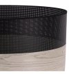 Lampa sufitowa WOOD, abażur z naturalnego drewna dębowego, E27