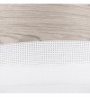 Lampa wisząca WOOD, biały abażur loft z dodatkiem dębowego forniru, 35cm
