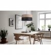 Lampa wisząca WOOD, minimalistyczny żyrandol z dodatkiem drewna