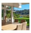 Lampa solarna SATURN, podwójna, ogrodowa, LED, wisząca, ściemniana, czujnik zmierzchu