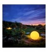 Lampa ogrodowa biała kula GLOBO, latarnia, stojąca, dekoracyjna, LED, 40cm