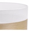 Lampa typu plafon z abażurem WOOD, sufitowa, 40cm, złocisty fornir dębowy