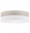 Lampa typu plafon WOOD, biało-beżowy okrągły żyrandol 50cm, elegancki, 3xE27