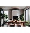 Lampa typu plafon WOOD, sufitowa, na 3 żarówki, czarny abażur 50cm, do salonu