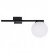 Lampa sufitowa ALTA, czarny plafon, białe kule, nowoczesny, loft, 1 źródło światła, E14