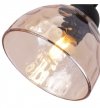 Lampa wisząca VENICE, pojedyncza, szklany miodowy klosz loft, dekoracyjna półkula