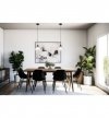 Lampa wisząca VENICE, pojedyncza, mleczny biały szklany klosz, loft, nowoczesna, glamour