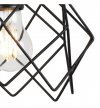 Lampa sufitowa STELLA, wisząca, żyrandol, potrójna czarna listwa, styl loftowy, nad stół i wyspę