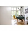 Lampa sufitowa STELLA, wisząca, żyrandol typu listwa, czarne klosze, styl loft, do kuchni, salonu